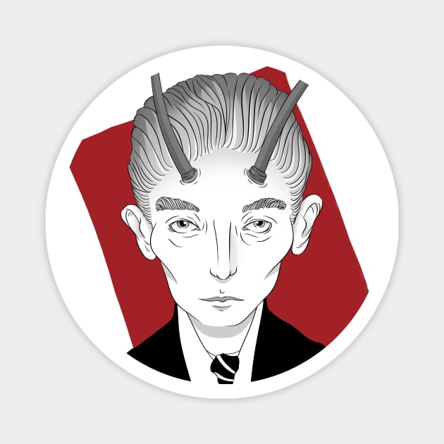 Franz Kafka Magnet by headache606